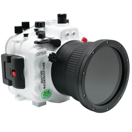 SEA FROGS CARCASA PARA SONY A7SIII CON DRY DOME Y PUERTO PLANO COLOR BLANCO